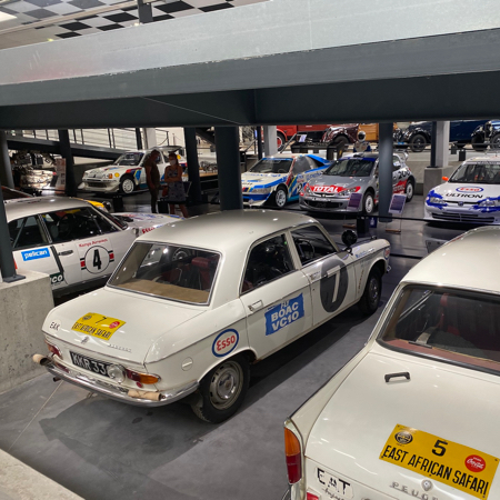 Peugeot 204 Berline Rallye 1967 au Musée de l'Aventure Peugeot.