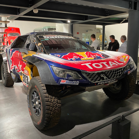 Peugeot 3008 DKR Maxi 2018 au Musée de l'Aventure Peugeot.
