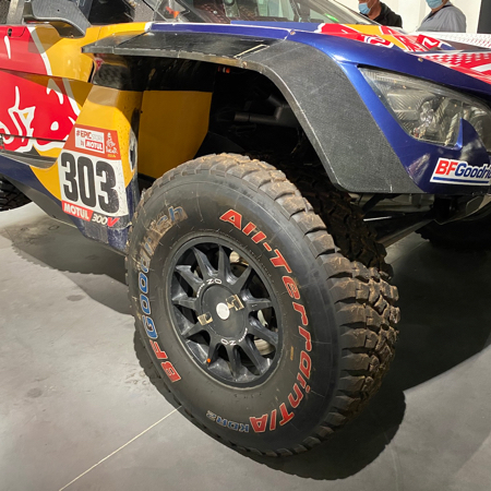 Peugeot 3008 DKR Maxi 2018 au Musée de l'Aventure Peugeot.