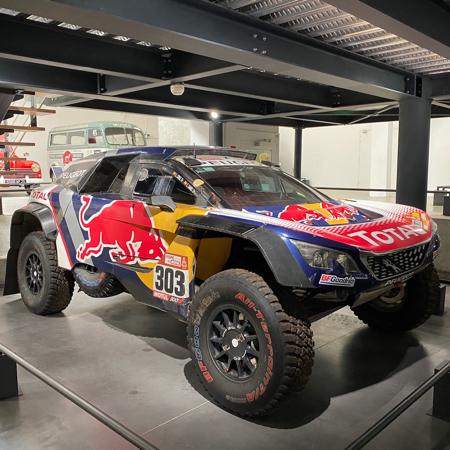 Peugeot 3008 DKR Maxi 2018 au Musée de l'Aventure Peugeot.