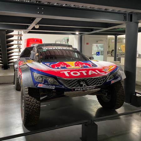Peugeot 3008 DKR Maxi 2018 au Musée de l'Aventure Peugeot.
