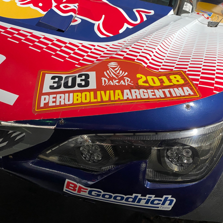 Peugeot 3008 DKR Maxi 2018 au Musée de l'Aventure Peugeot.