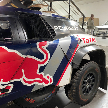 Peugeot 3008 DKR Maxi 2018 au Musée de l'Aventure Peugeot.