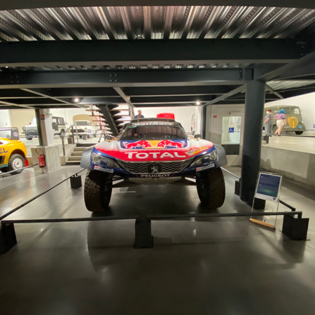 Peugeot 3008 DKR Maxi 2018 au Musée de l'Aventure Peugeot.