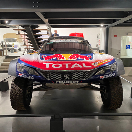 Peugeot 3008 DKR Maxi 2018 au Musée de l'Aventure Peugeot.