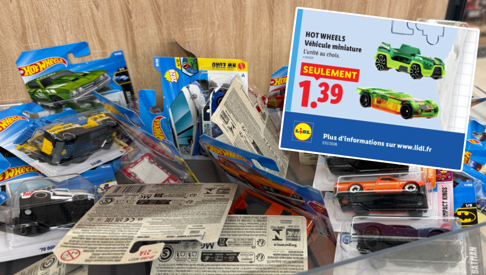 Des Hot Wheels à 1,39 € chez Lidl… Et d'autres surprises !