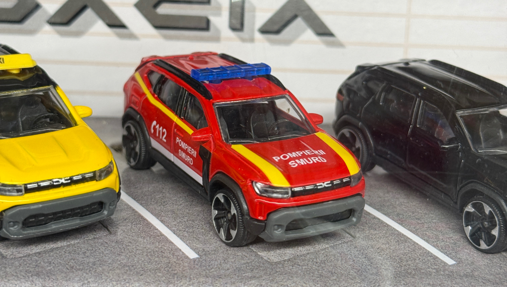 Zoom sur le Giftpack Dacia Duster 2026 de chez Majorette !
